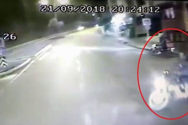 Samsun’da halk otobüsü motosiklete çarptı