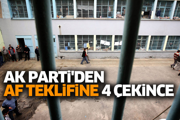 AK Parti'den af teklifine 4 çekince