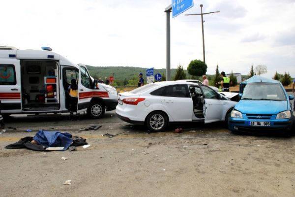 Muğla’da feci kaza kamerada