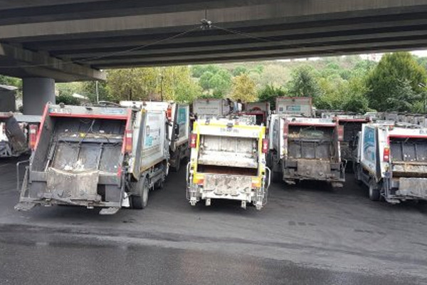 Beşiktaş Belediyesi işçileri iş bıraktı