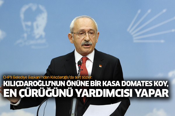 CHP'li Öz: Kılıçdaroğlu'nun önüne bir kasa domates koy, en çürüğünü yardımcısı yapar
