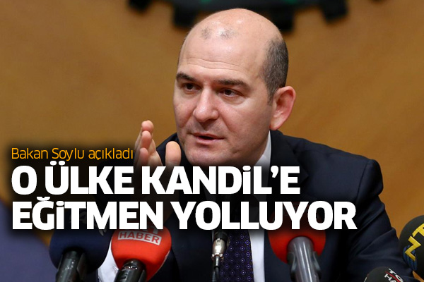 Bakan Soylu açıkladı: O ülke Kandil’e eğitmen yolluyor