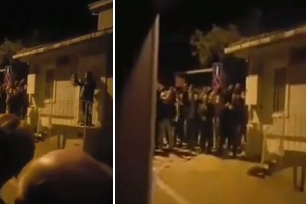 Meral Akşener'in evinin önünde gergin anlar