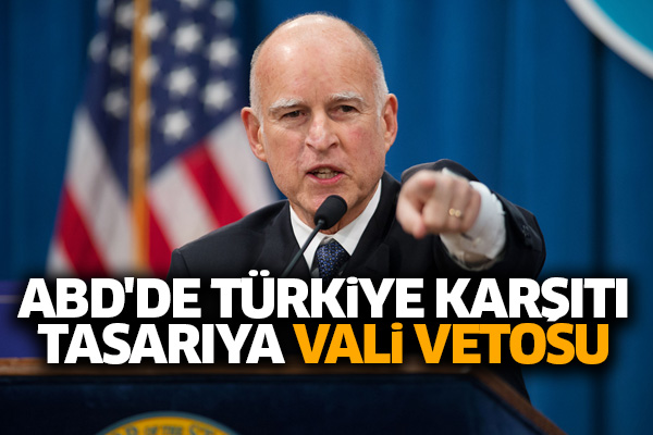 ABD'de Türkiye karşıtı tasarıya vali vetosu