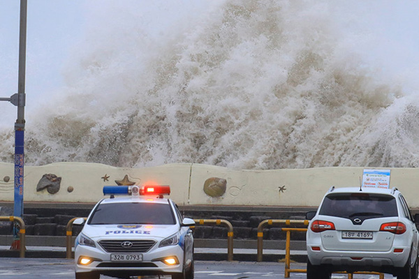 Güney Kore'de Kong-rey Tayfunu: 2 ölü, 1 kişi kayıp