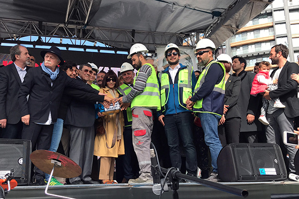 'Kadıköy Tiyatro' binasının temeli atıldı