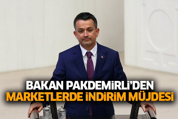 Bakan Pakdemirli’den marketlerde indirim müjdesi