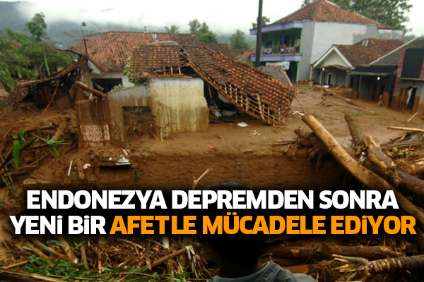 Endonezya depremden sonra yeni bir afetle mücadele ediyor