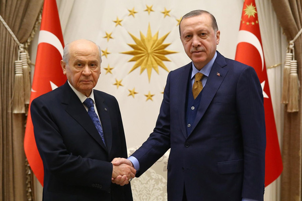 Erdoğan ile Bahçeli yarın görüşecek