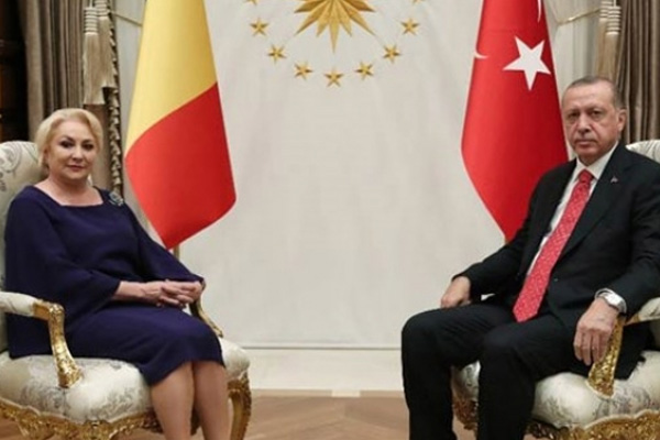 Erdoğan, Viorica Dancila'yı kabul etti