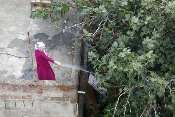 Yangına hortumlu önlem!