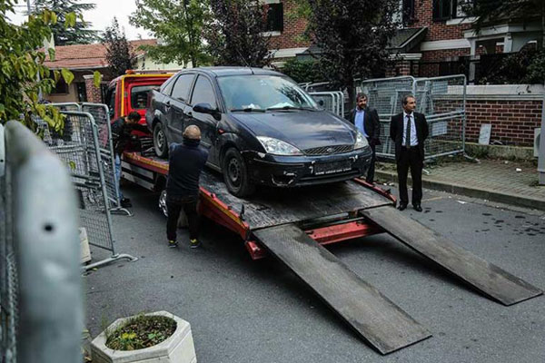 Suudi Arabistan Başkonsolosluğu'nda hareketli dakikalar!