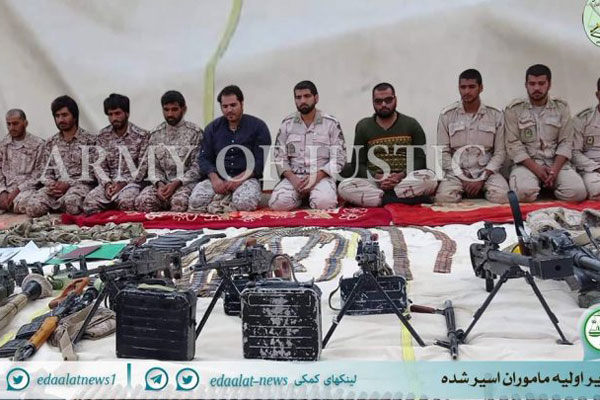 Kaçırdığı İran askerlerinin görüntüsünü yayınladı!