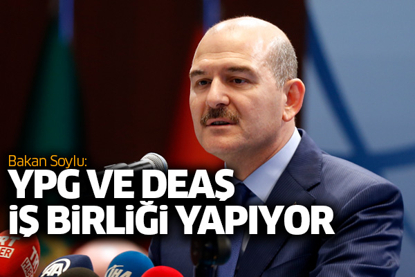 Bakan Soylu: YPG ve DEAŞ iş birliği yapıyor
