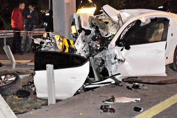 Trafik terörü  bir aileyi yok etti!