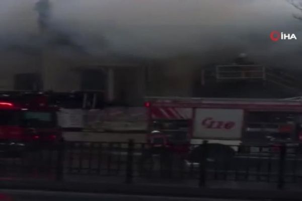 Beyoğlu Tarlabaşı'nda  yangın