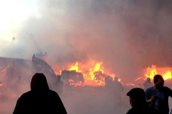 Esenyurt'taki yangınla ilgili 2 Afgan çalışan gözaltında