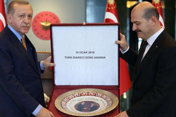 Erdoğan, Bakan Soylu'yla görüştü