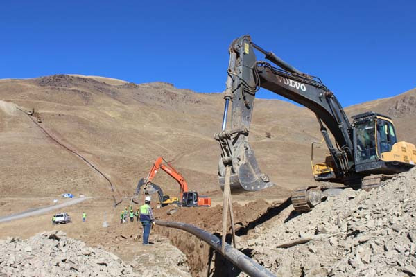 Doğal gaz boru hattı Hakkari'ye ulaştı