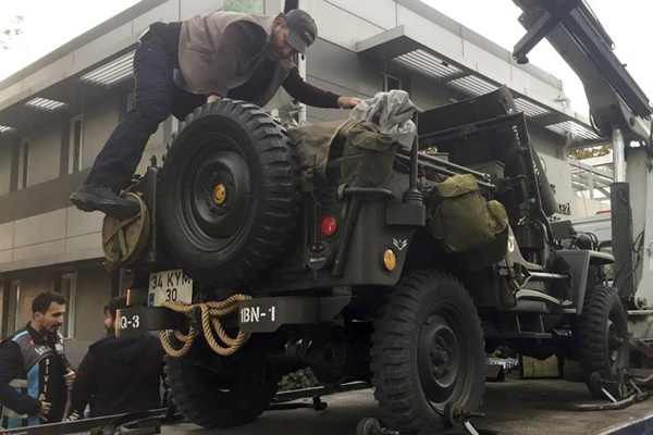 Maket uçaksavarlı cip, trafikten men edildi