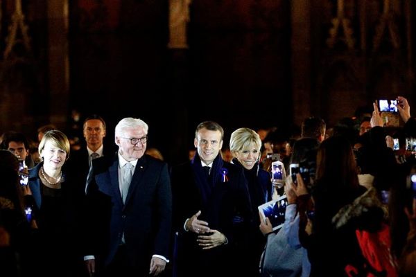 Macron 7 gün sürecek 'Ateşkes Günü turuna' Strazburg'dan başladı