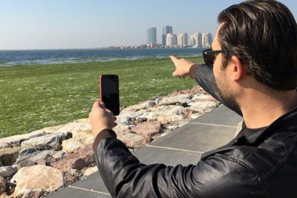 İzmir sahildeki görüntü halkı endişelendirdi