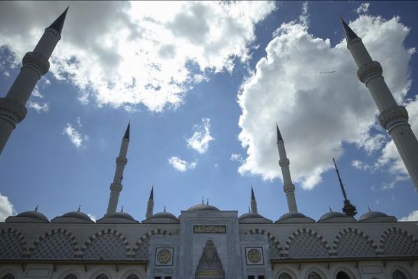 Çamlıca Camii'nin çalışmalarında sona doğru gelindi