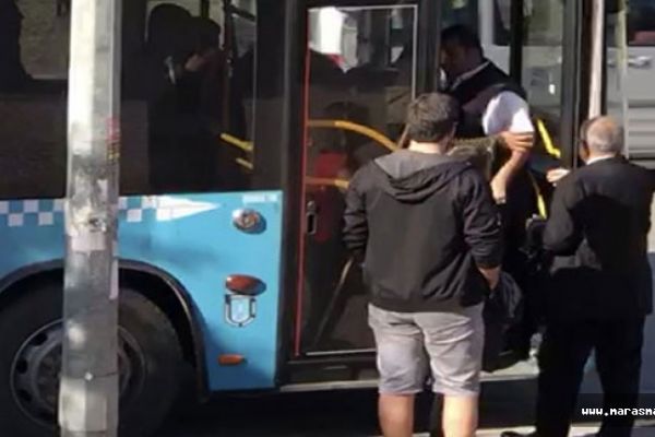 Belediye otobüsü şoförü gaziyi arabadan attı