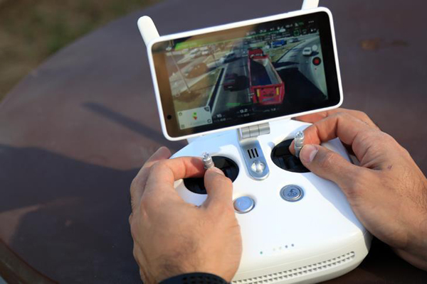 Turizm merkezlerinde 'drone' ile trafik denetimi yapıldı