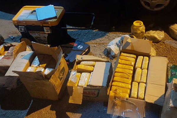 Gıda malzemelerinin arasında bulundu! Tam 110 kg