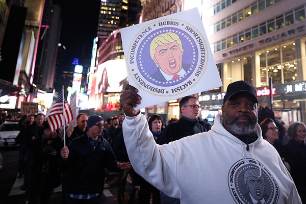 ABD'de halk Rusya soruşturması için sokağa döküldü