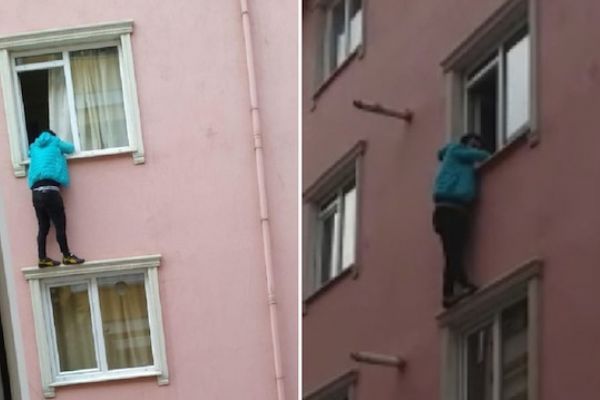 Sınava yetişmek için canından oluyordu