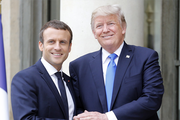 Trump'tan Macron'a tepki: Avrupa önce NATO'ya borcunu ödemeli