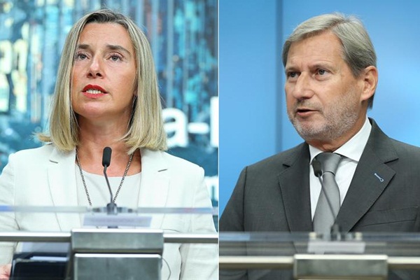 AB Temsilcisi Mogherini ile Hahn Türkiye'ye gelecek