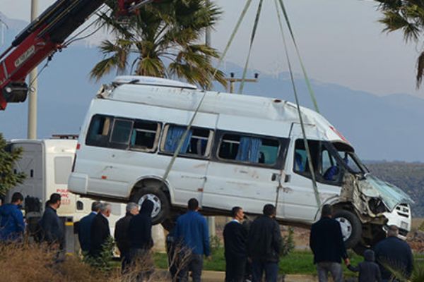 Gaziantep’te trafik kazası: 16 yaralı