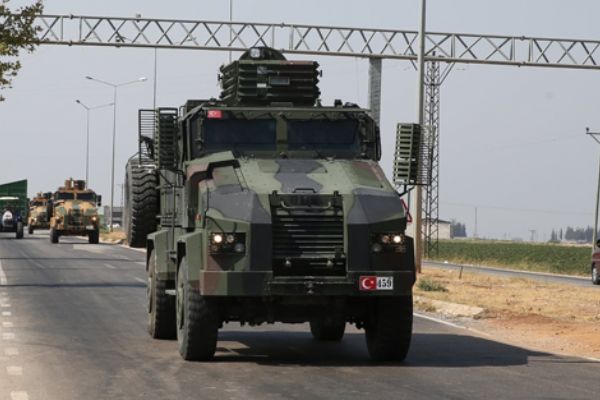 Suriye sınırına askeri sevkiyat