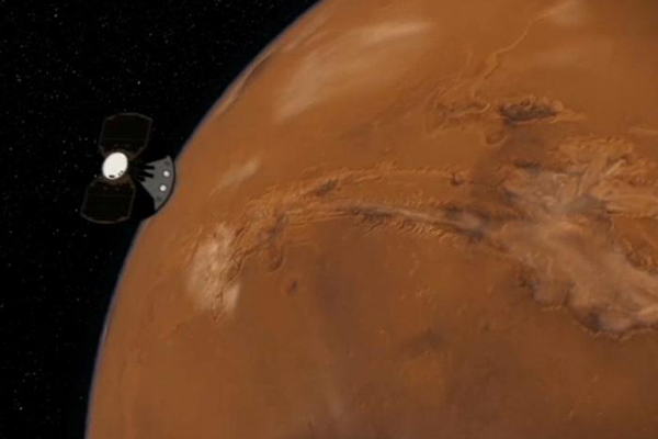 NASA'nın uzay aracı Mars'a iniyor
