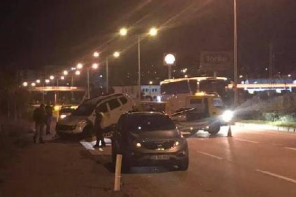 Giresun da çevirmeye giren şahıs polise çarpıp kaçtı