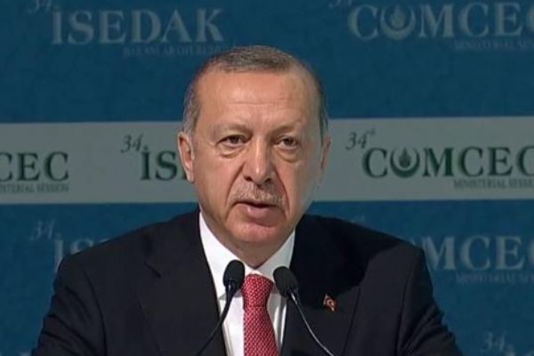 Cumhurbaşkanı Erdoğan, İSEDAK toplantısında konuşuyor