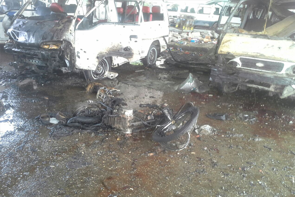 Bombardıman sonrası Halep - 1