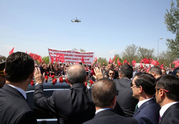 Cumhurbaşkanı Erdoğan Türkiye'nin ilk uydu merkezi açılışına katıldı - 2