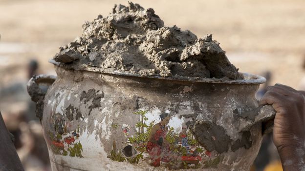 Mali'deki Büyük Cami'ye çamur imecesi - 8