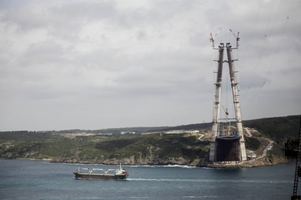 3. köprüde askı halatlar monte ediliyor - 8