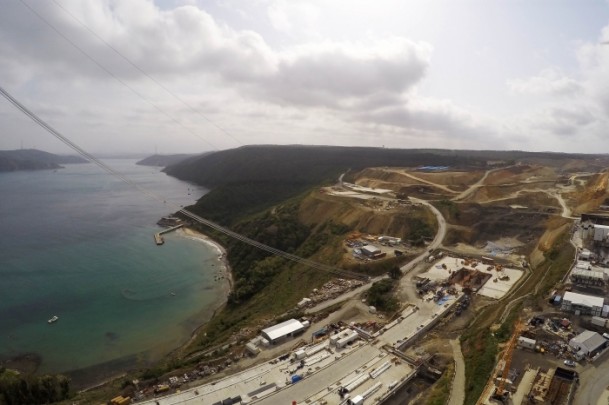 3. köprüde askı halatlar monte ediliyor - 6