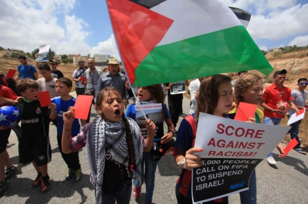 Filistinliler'den ''İsrail'e kırmızı kart'' eylemi - 3