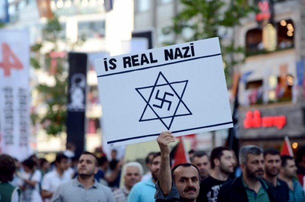 İstanbul'da 'Mavi Marmara' yürüyüşü - 620