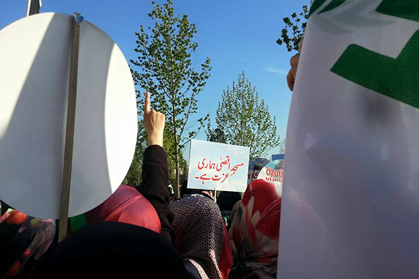 İstanbul'da 'Mavi Marmara' yürüyüşü - 729