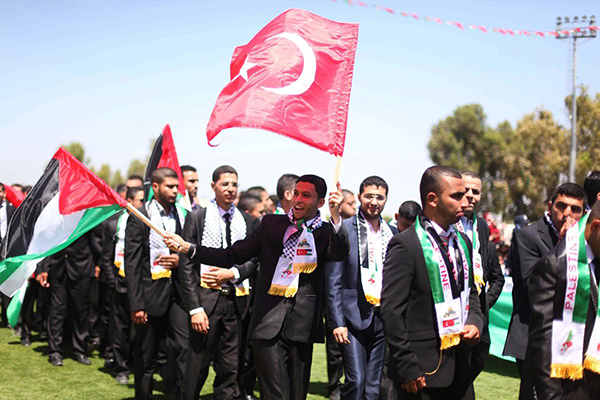 Gazze'de iki bin çift dünya evine girdi - 3