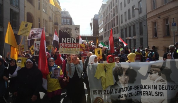 Sisi Almanya'da protesto edildi - 11