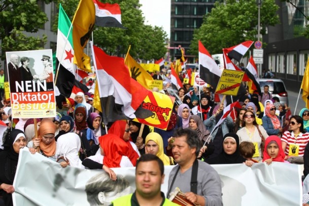 Sisi Almanya'da protesto edildi - 9